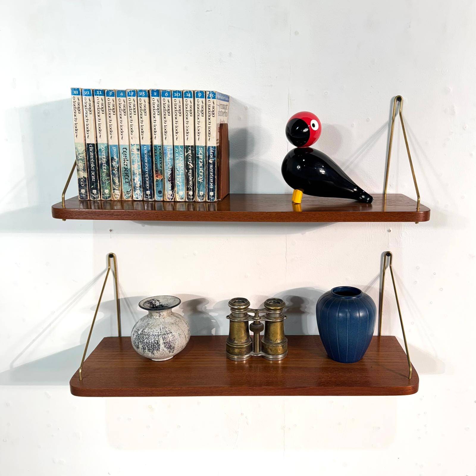Set of two floating shelves, Danmark, 1960s