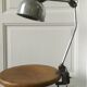 Lampe d’atelier base étau années 40/50