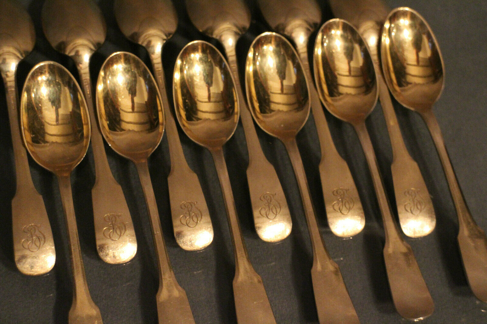 Boulenger's 12-square-plate gold metal single-plate set