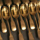Boulenger's 12-square-plate gold metal single-plate set