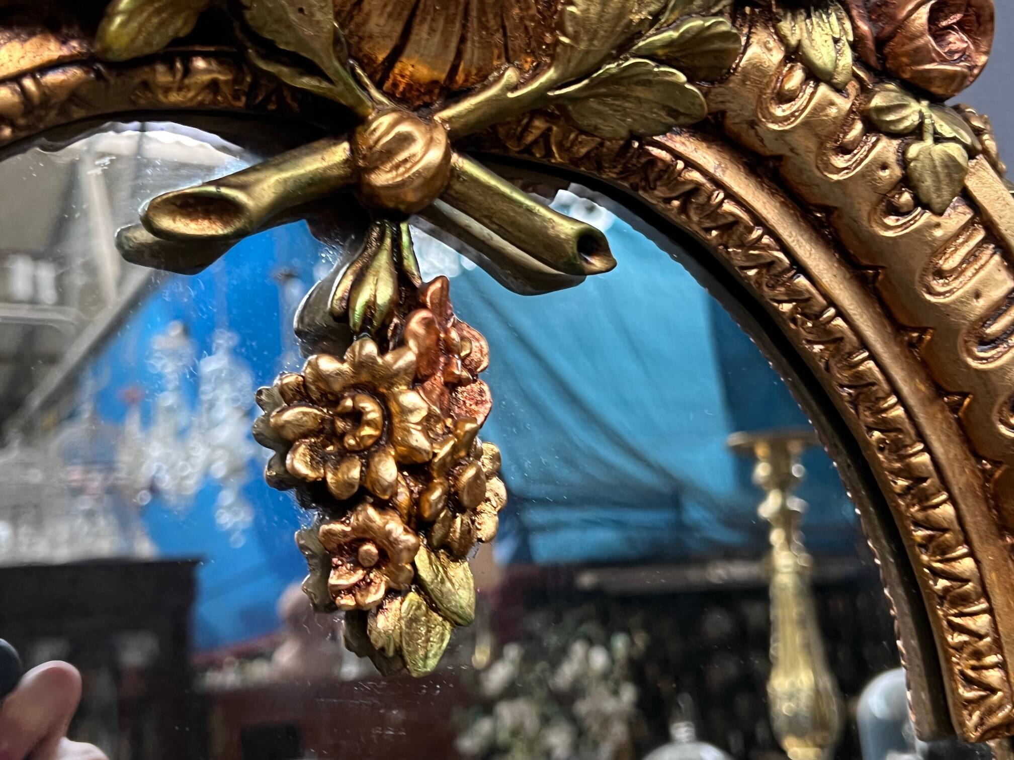 Vincenzo Fancelli – Franklin Mint. Louis XIV style designer mirror.