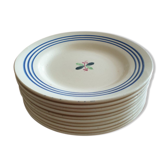 Gien dessert plates