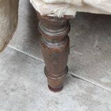 Ancien fauteuil crapaud bergère