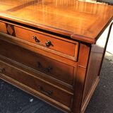 Roche Bobois chest of drawers in solid patinated wood