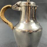 Coquemar laitière XIXe en argent massif