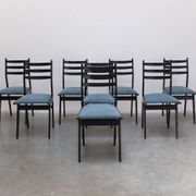 Set of 8 'S4' dining chairs by Alfred Hendrickx for Belform, 1950s