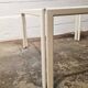 Small white lacquered metal coffee table with glass top, 1970s