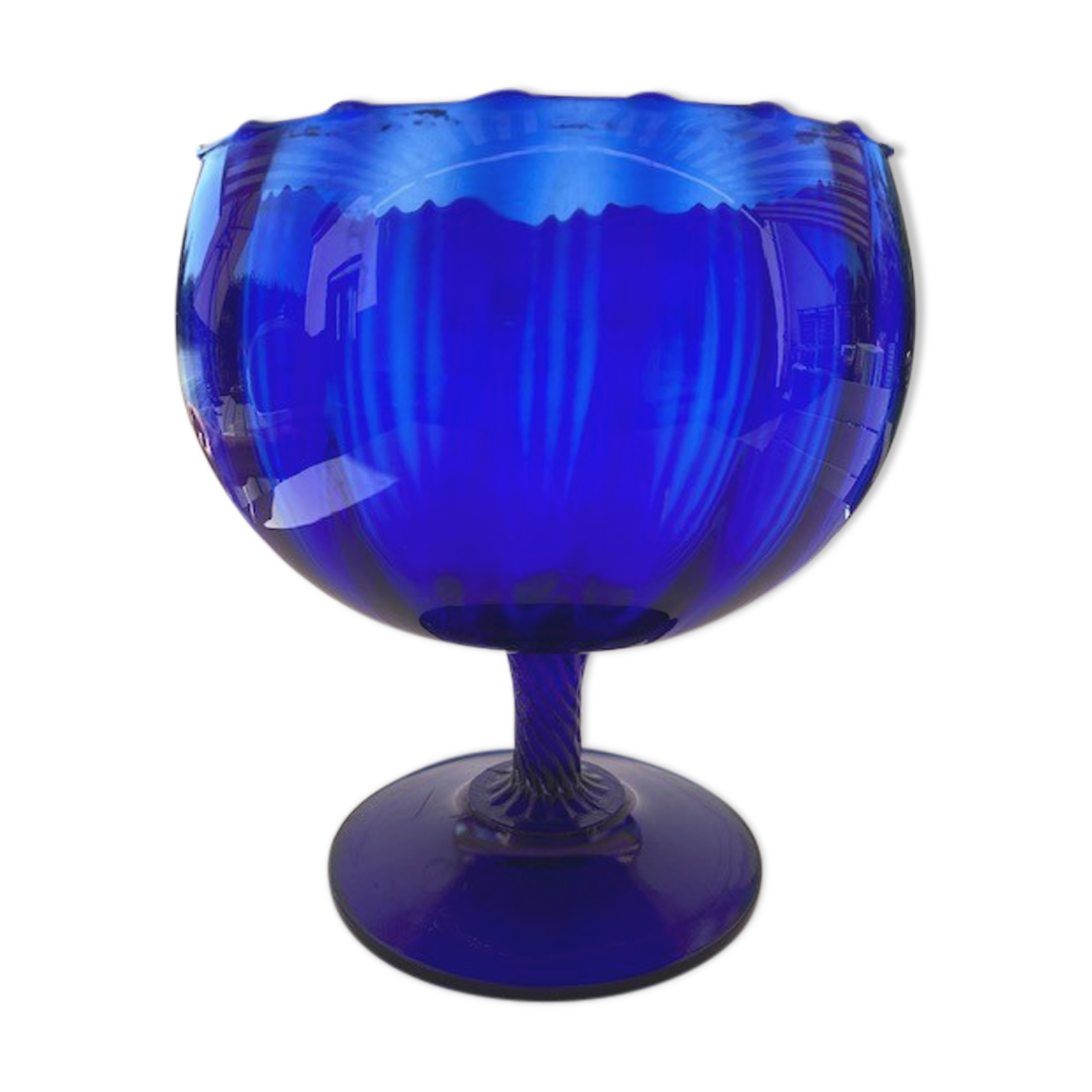 Cobalt blue fruit cup