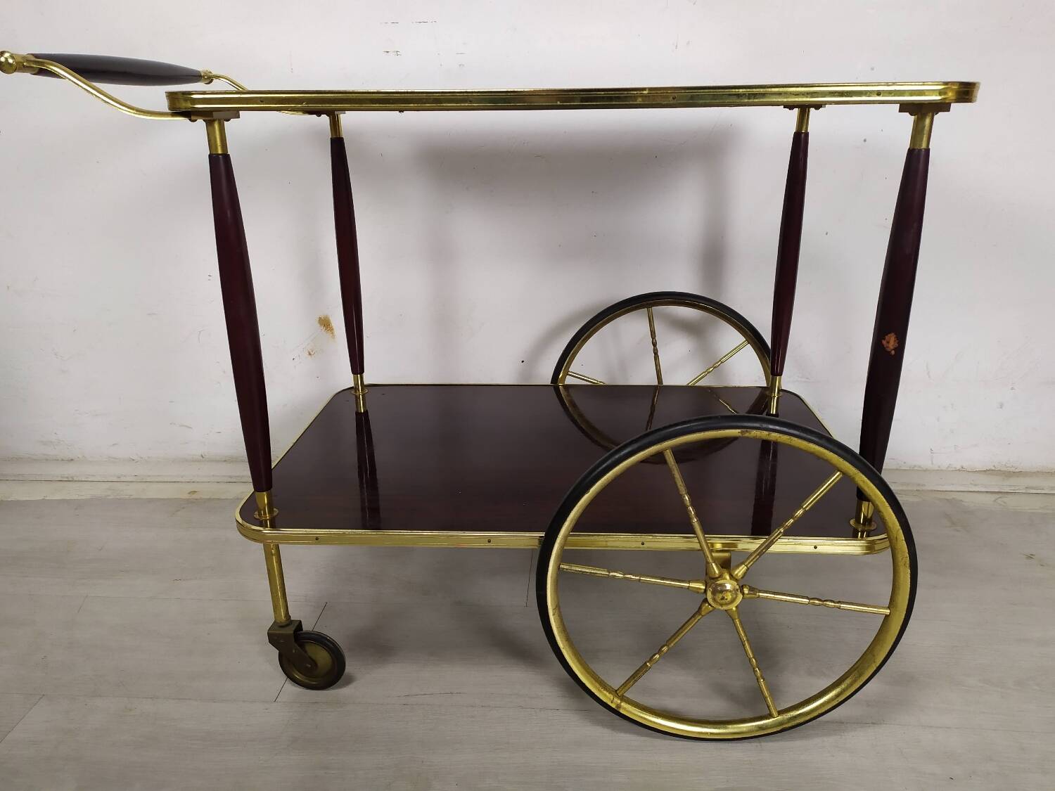 Vintage bar cart
