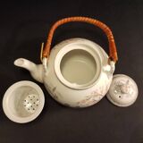 Japanese geisha lithophane tea set