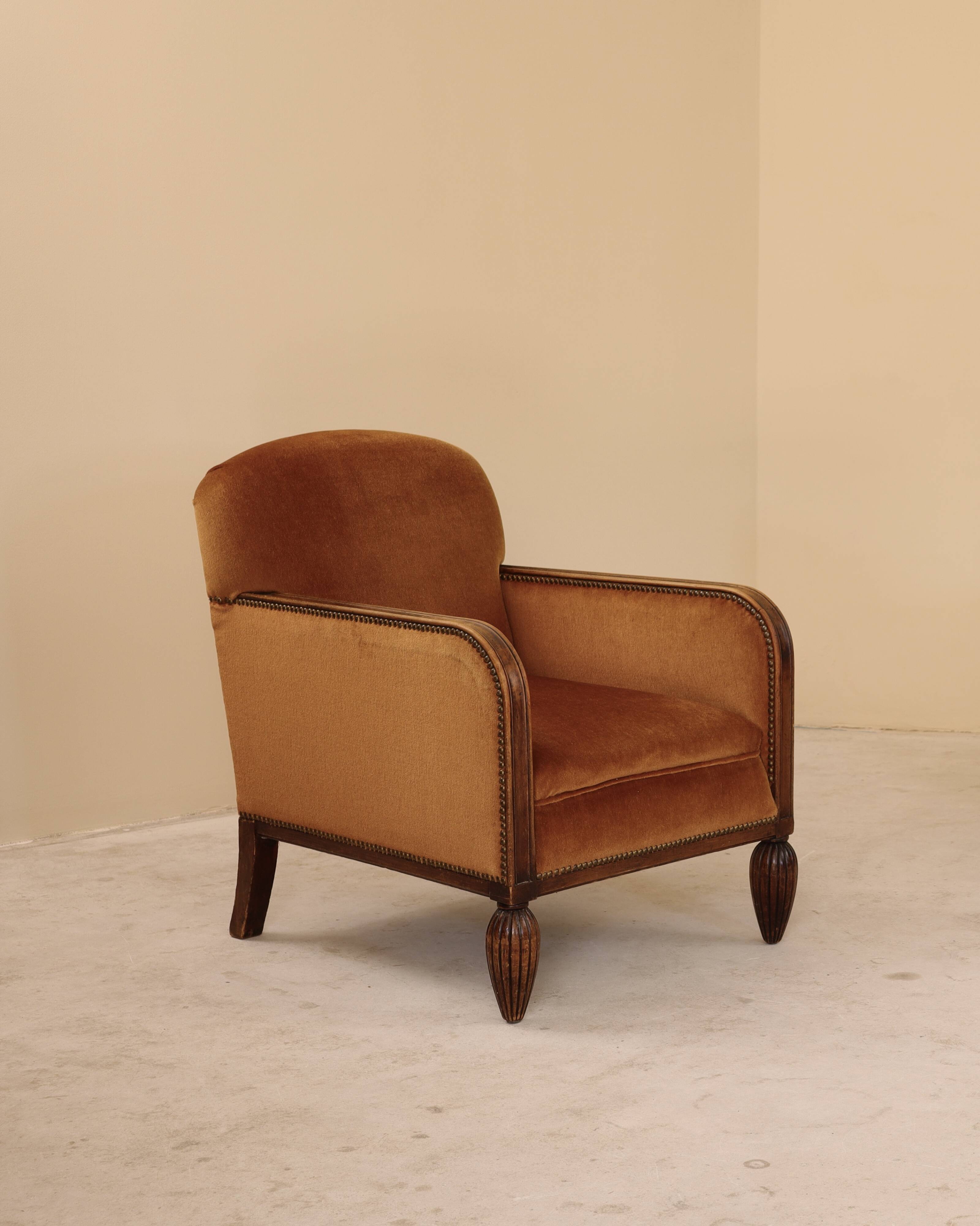 Pair of Art Deco armchairs, France, 1930s