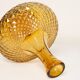Mid-century yellow glass bottle with stopper, Italy, 1960s