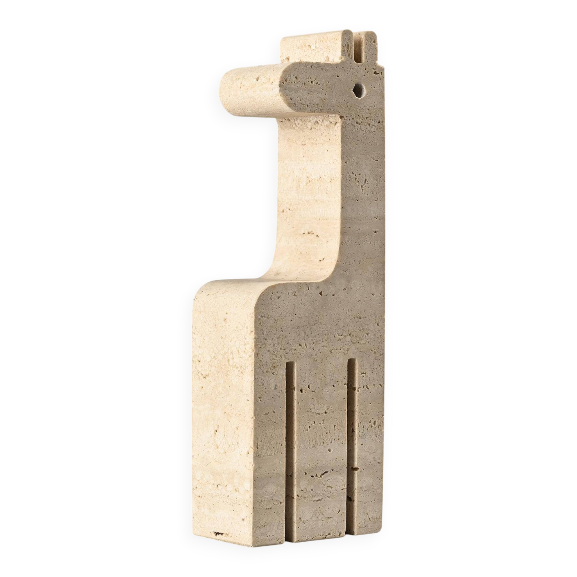 Girafe en travertin, Fratelli Manelli, circa 1970