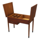Teak sewing table, Danish design, 1960s, production: Denmark