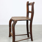 Antique Patinated Children's Chair, 1890s