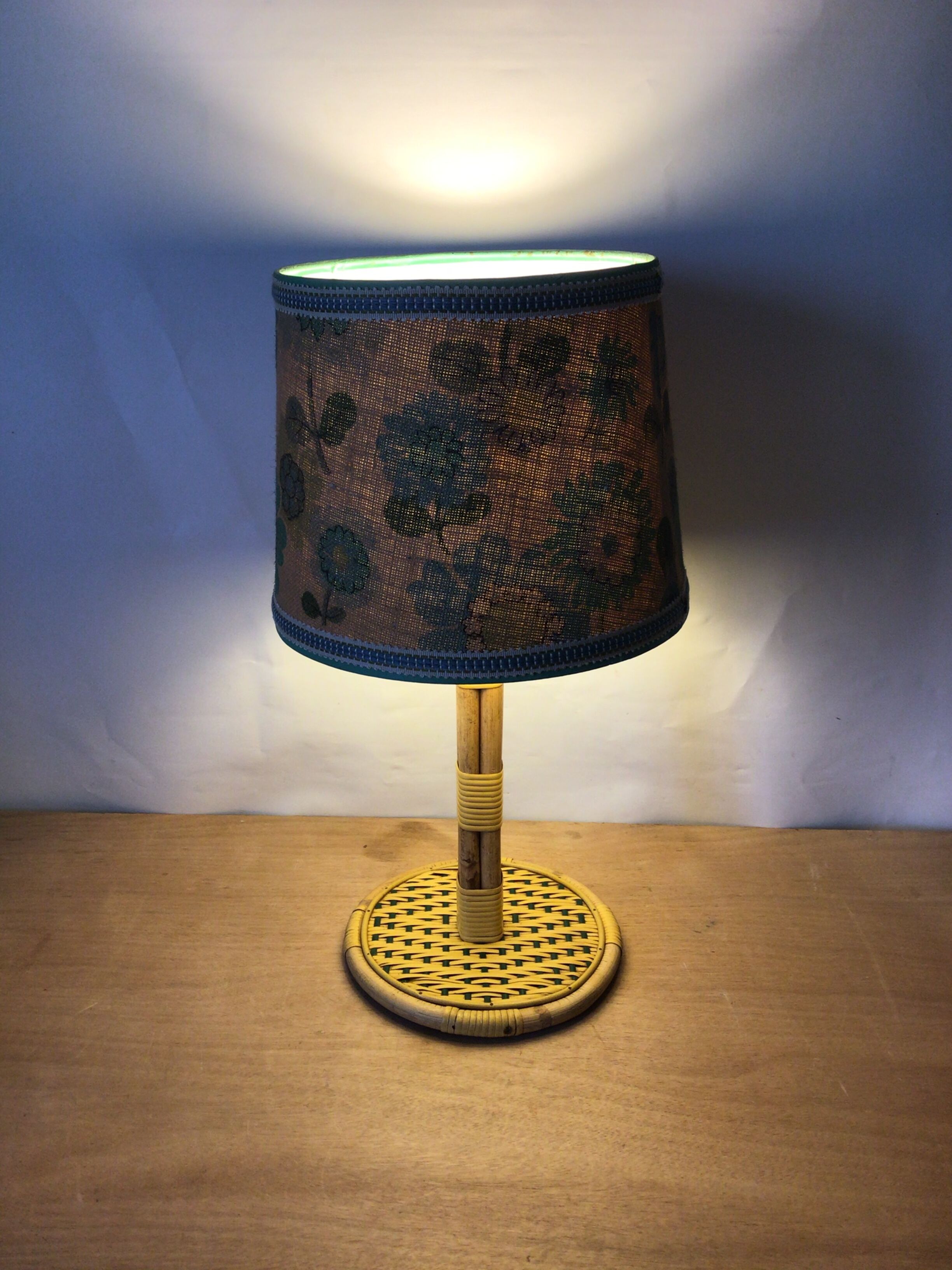 Rattan lamp