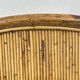 Midcentury palm regency bamboo rattan pencil reed mirror