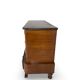 Commode italienne Art déco en ronce de noyer, années 1920