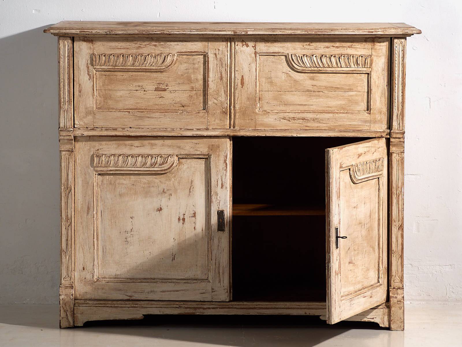 Antique white desk chest of drawers (circa 1920)