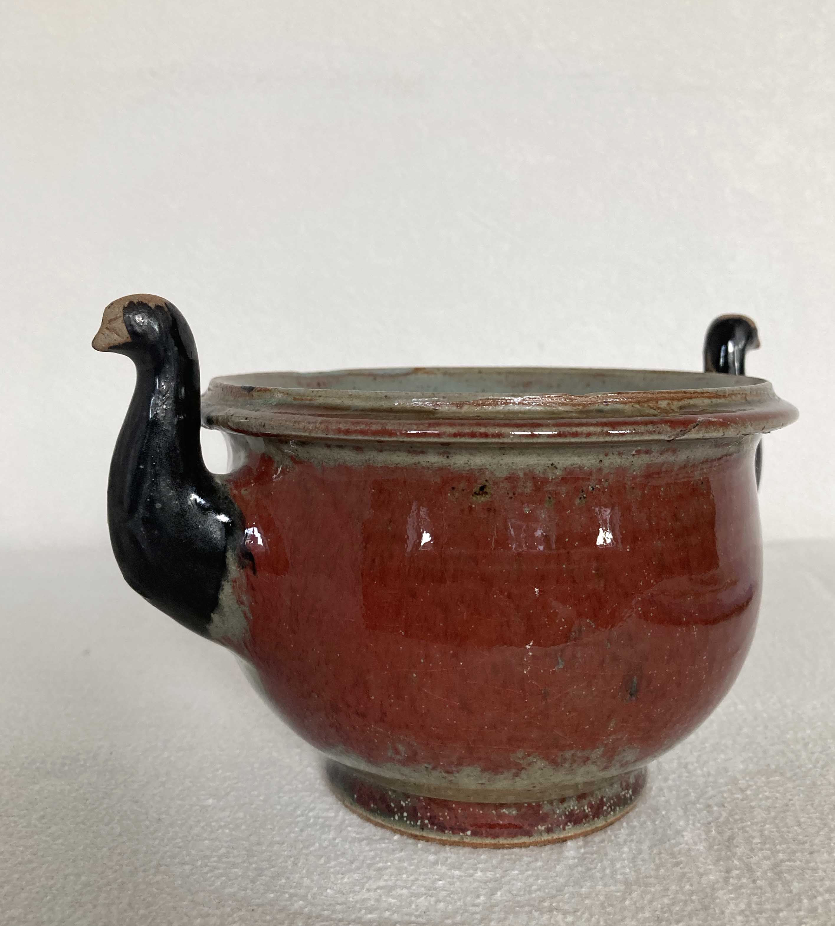 Glazed ceramic cup