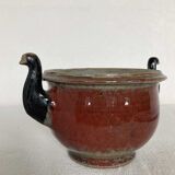 Glazed ceramic cup