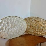 Set of 2 Philippine Capiz Mother of Pearl Placemats