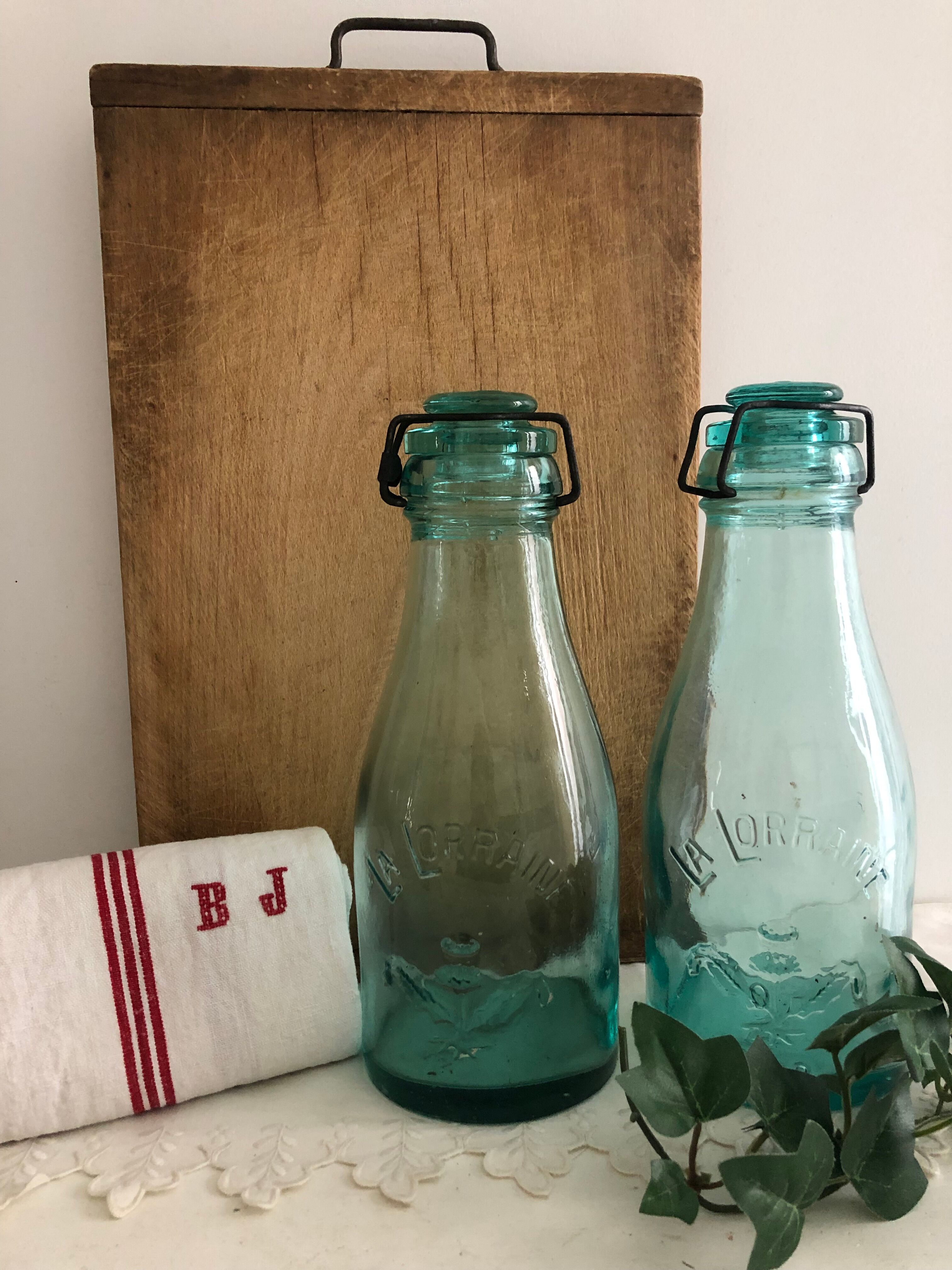 Paire de bocaux aux chardons "La Lorraine" - 1 litre