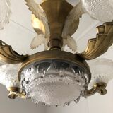 Lustre de brasserie parisienne maison Ezan 1930