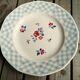 Old Round Plate in Ceramics by Digoin Sarreguemines Model Bastia