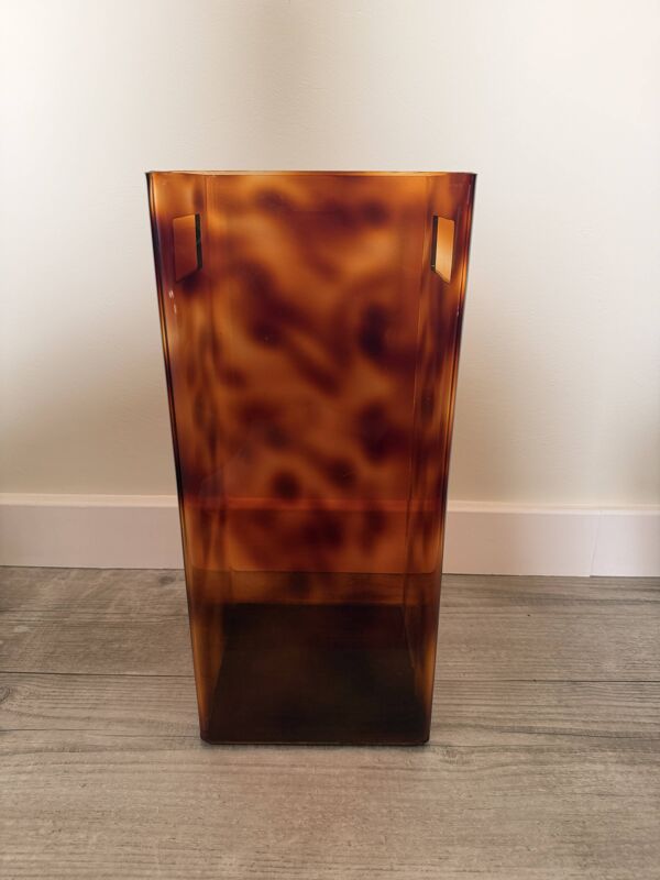 Duo Porte-revues & Porte-parapluies ''Écaille de Tortue'', Style Michel Dumas