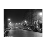 Photo print framed Paris in 1965 on Rue du Faubourg St Martin by night II