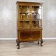 Vitrine en bois et placage d'acajou Chippendale, années 1930
