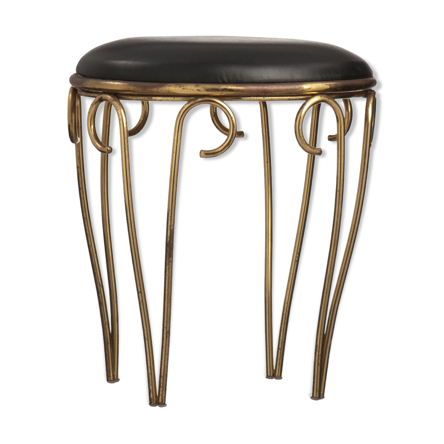 1960/70 vintage brass stool