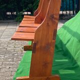 Swedish pine folding bench 1960s-1970s