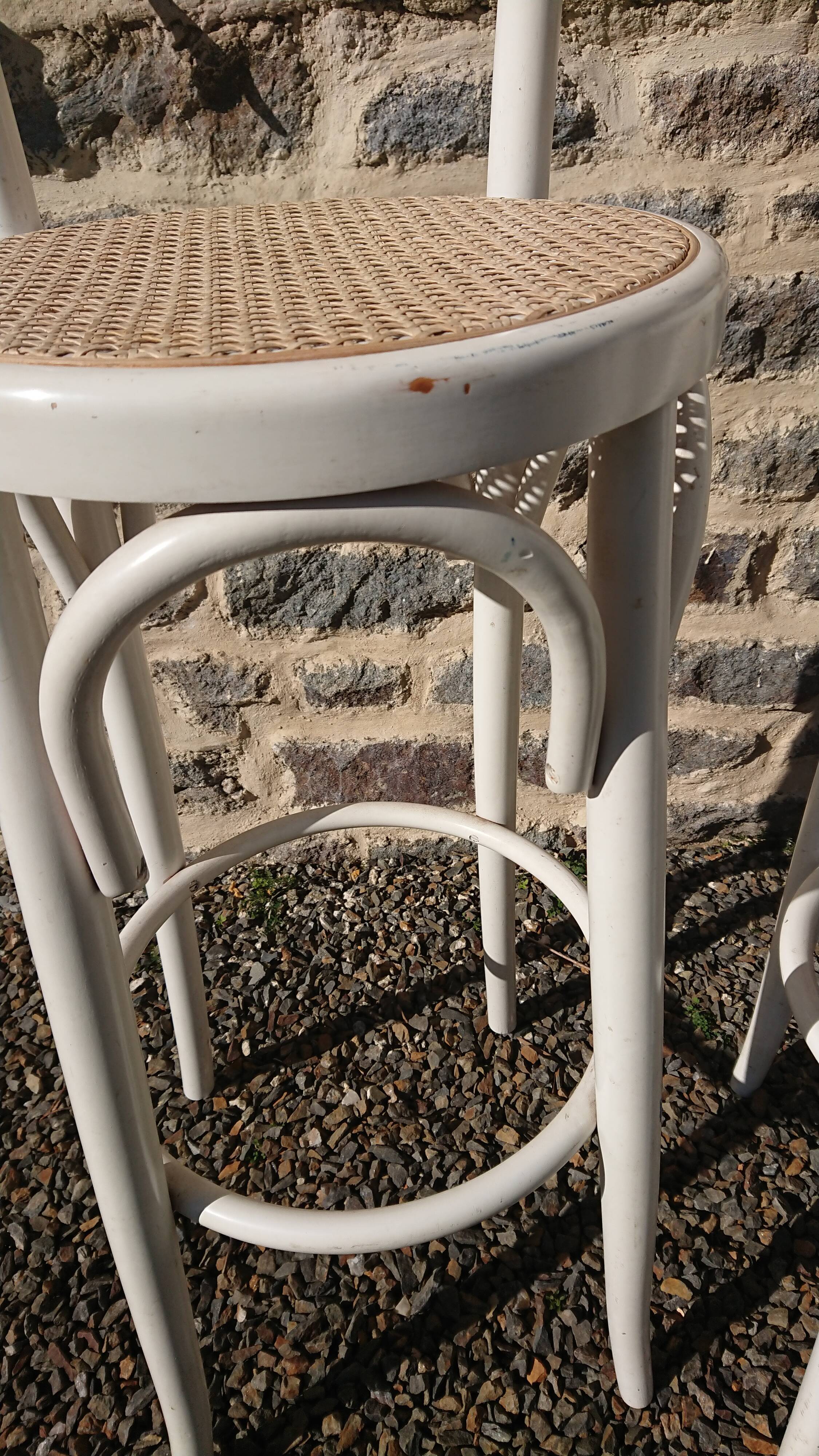 Lot of two canna stools