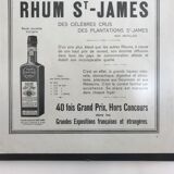 Advertising poster Rhum St-James 1932