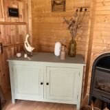 Renovated solid wood sideboard