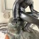 Hermès au repos, bronze Grand Tour, patine noir et verte, XIXème siècle