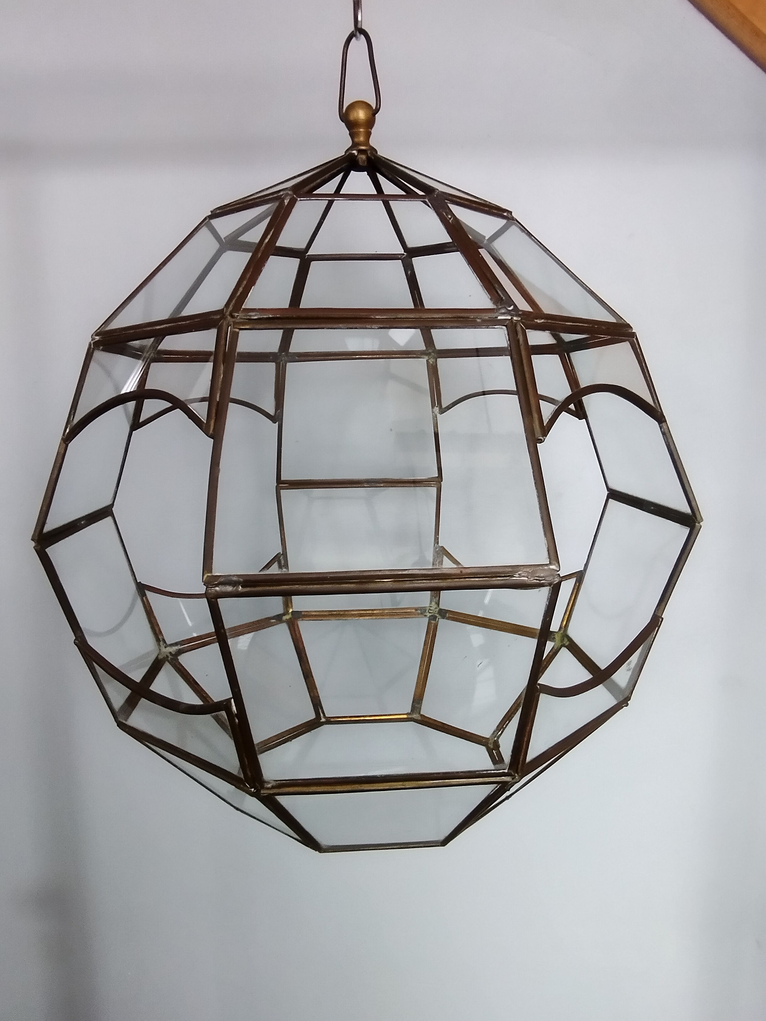 Vintage round canopy with its hook