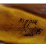 Oyster plate Digoin Sarguemines