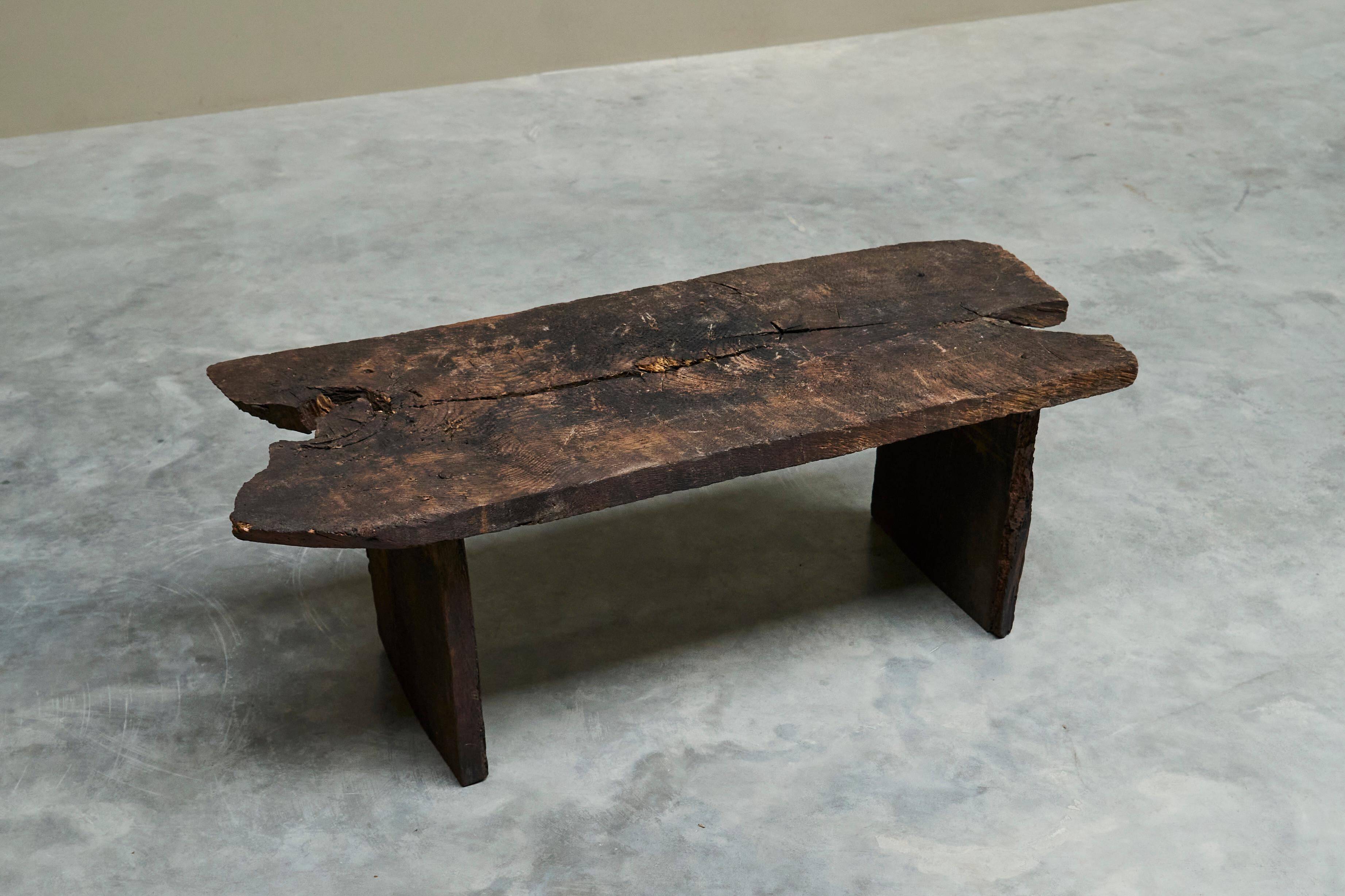 Wabi Sabi style coffee table in solid wood