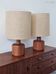 Pair of vintage teak lamps by Belform, Denmark 1960s