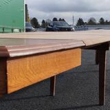 Solid wood art deco table, with extensions