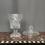 Solid crystal candy box. 24% lead.