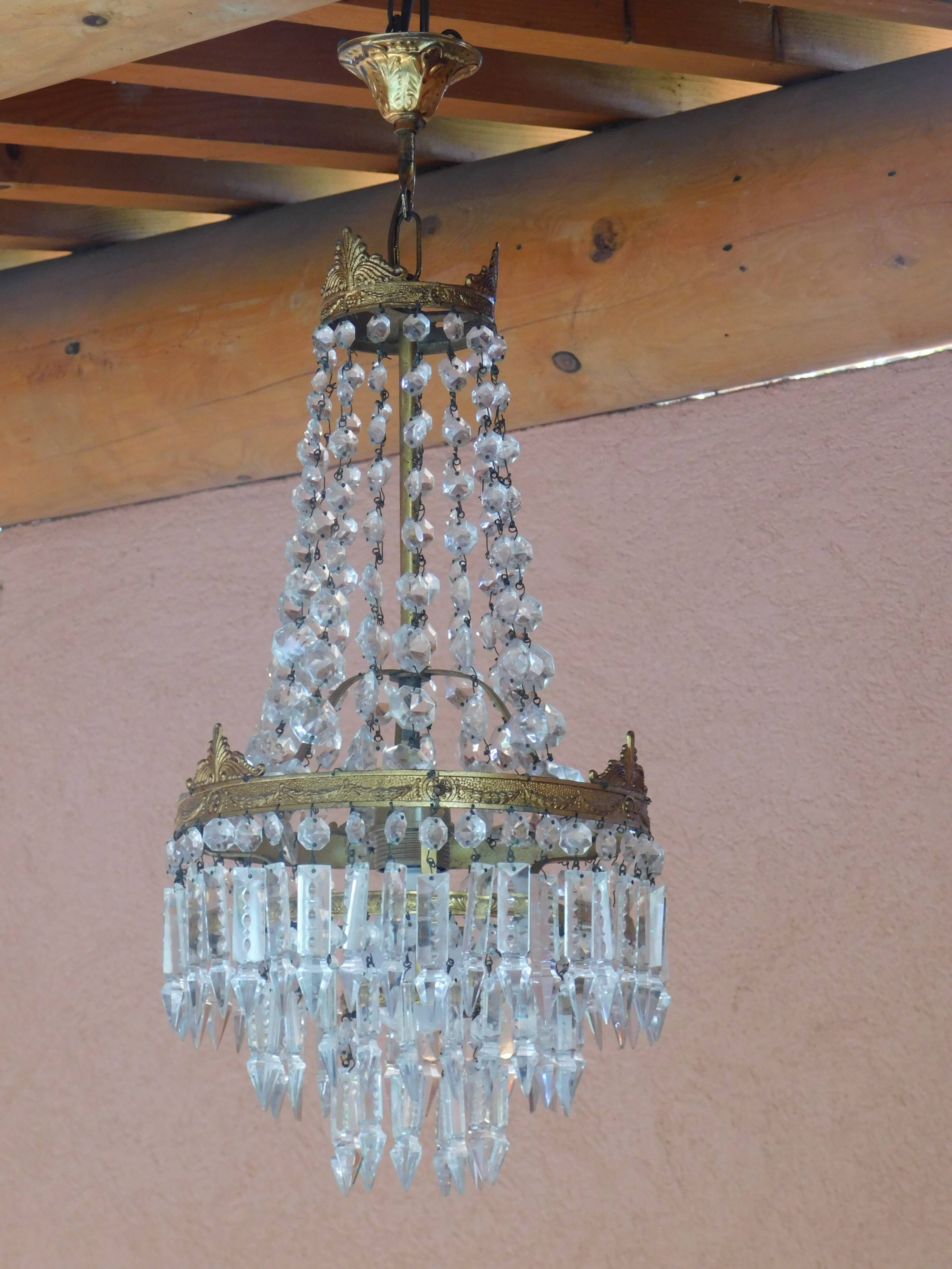 Hot air balloon chandelier with tassels ø 25 cm