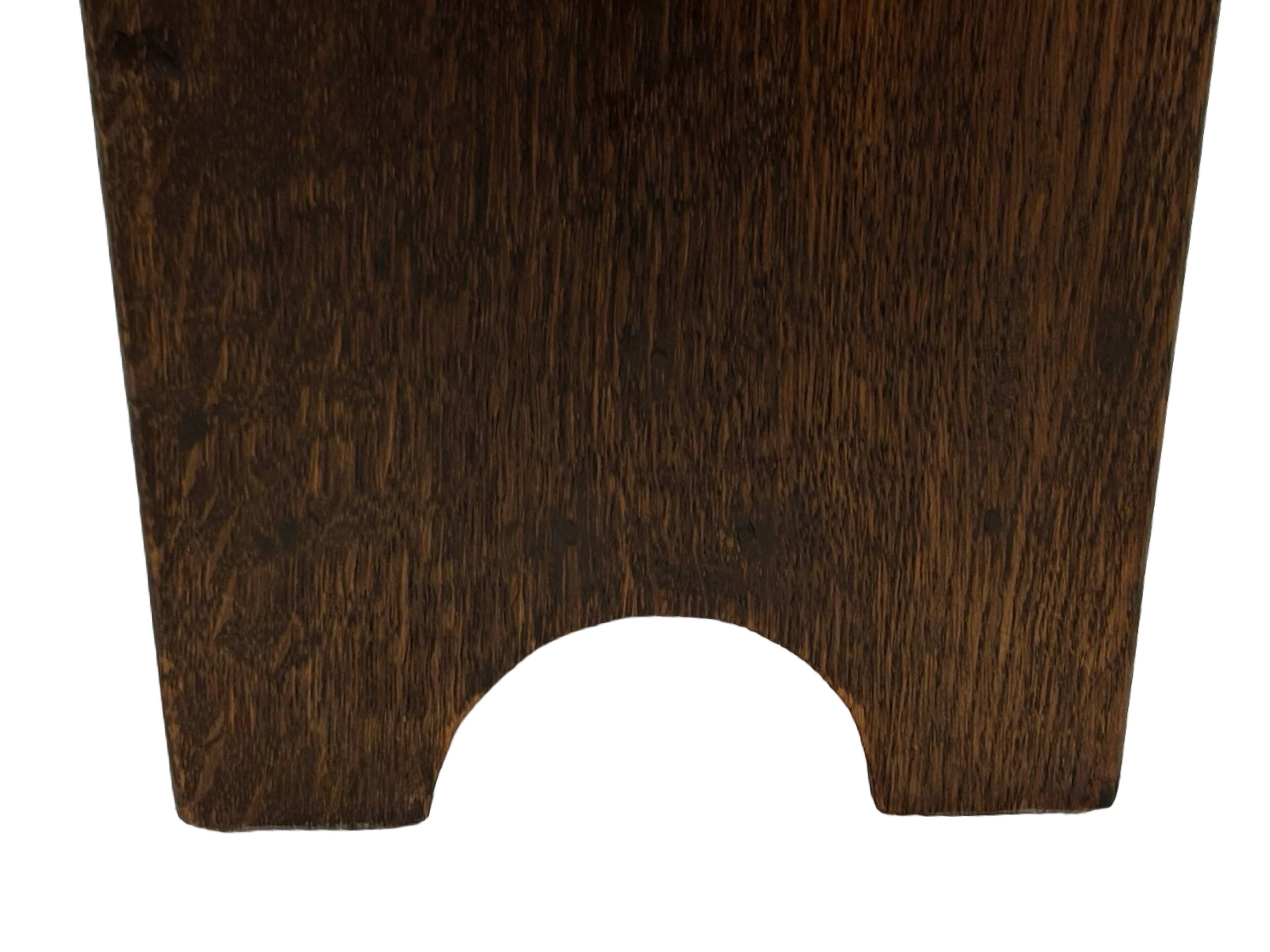 Art Deco Oak Newspaper Rack Magazine Rack 1950s design