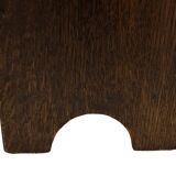 Art Deco Oak Newspaper Rack Magazine Rack 1950s design