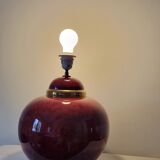 Rondo lamp by Kostka in cracked ceramic