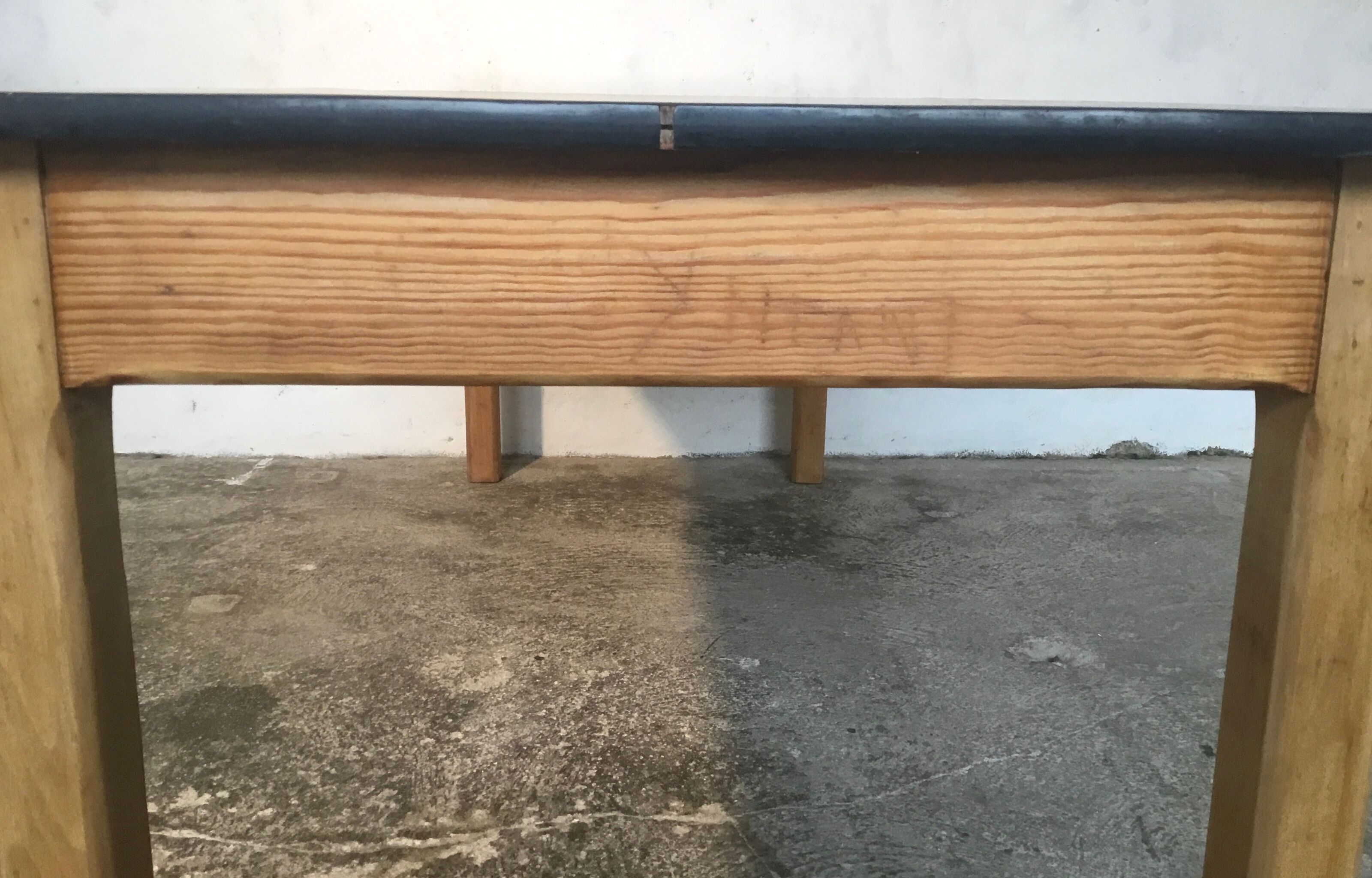 Farmhouse table with formica top 200 cm - 1950