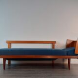 Vintage Norwegian daybed sofa, Restored, 1970s